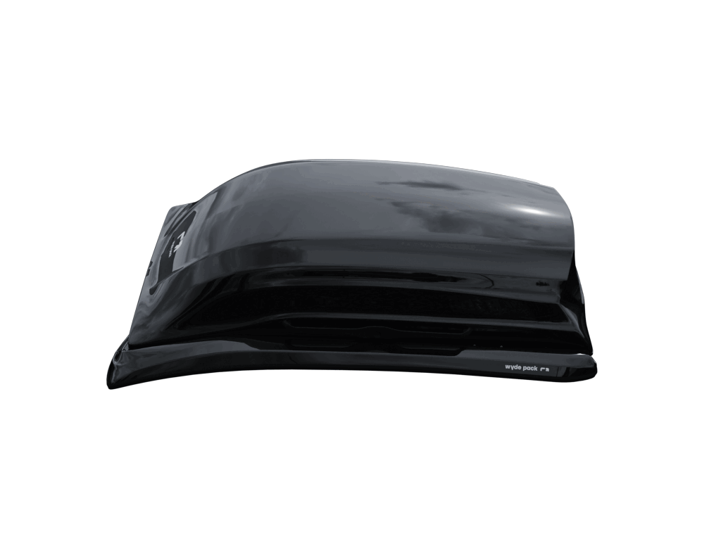 Dachbox BMW 5er Touring (G31 / 2017 - 2024) - wyde pack explore (L) - flache BMW 5er Touring Dachbox schwarz Komplettsystem incl. Träger